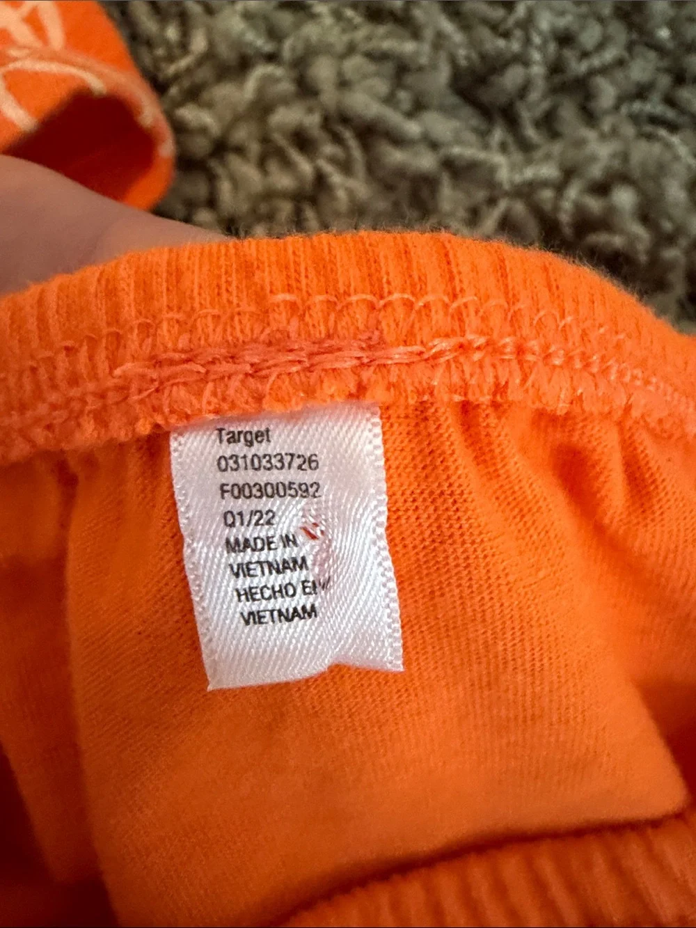 Cat & Jack bright orange